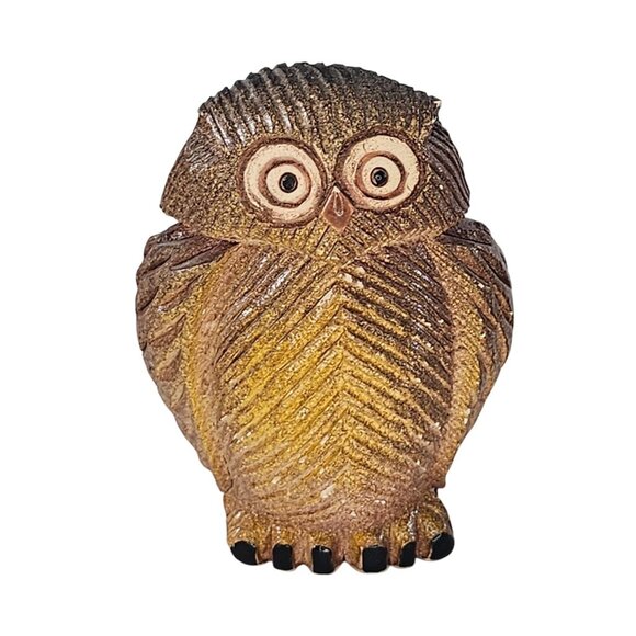 Artesania Rinconada Classics Small Owl #16 Retired Figurine 3" *CHIP - Picture 1 of 9